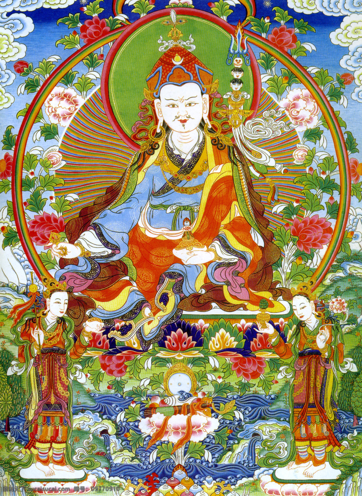 唐卡 装饰画 西藏 佛像 神像 佛陀 文化艺术 宗教信仰 唐卡装饰画