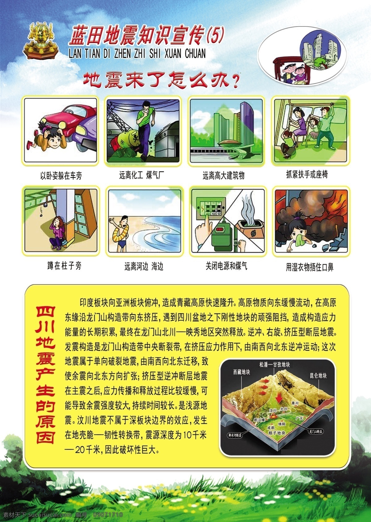 地震知识 宣传栏 地震宣传栏 地震知识宣传 地球的结构 地球内部结构 地震宣传素材 小区地震宣传 小区宣传栏 展板模板 宣传展板 防震减灾宣传 地震的形成 板块构造 地震三要素 地震五要素 汶川地震形成 地震来了咋办 地震应急 地震逃生 黄色