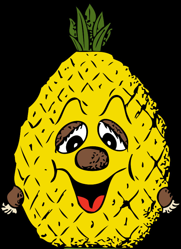 凤梨 头 菠萝 卡通 水果 externalsource 的人 你的问题 美国 专利 商标局 插画集