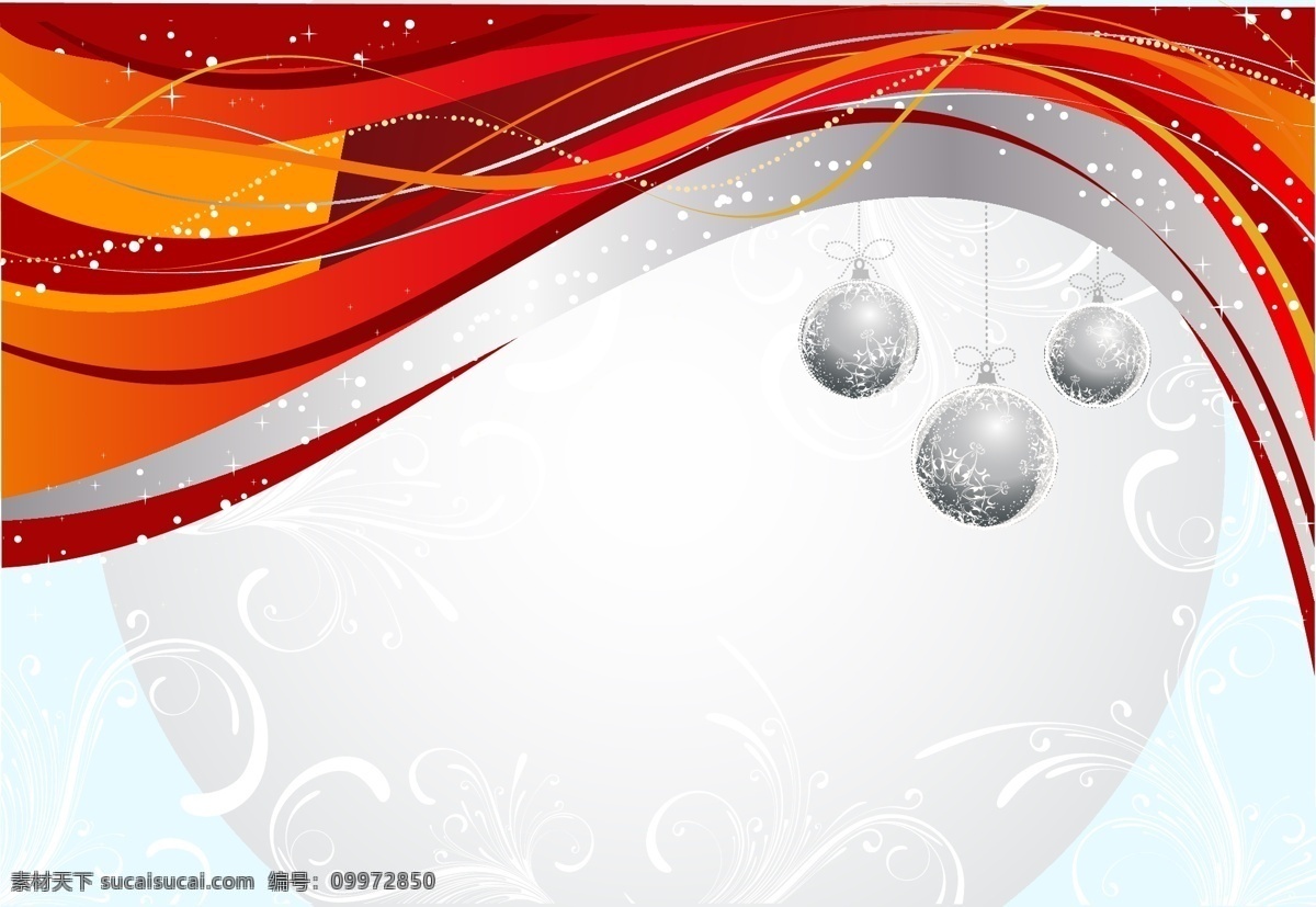 动感 线条 曲线 雪花 花纹 christmas merry 背景 波动 波浪线 动感线条 流畅 圣诞节 观点 挂球 装饰 xmas 矢量素材 节日素材