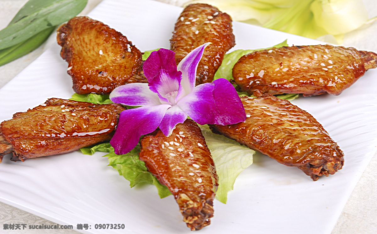 咖喱风味鸡翅 咖喱 风味 鸡翅 烤翅 高清