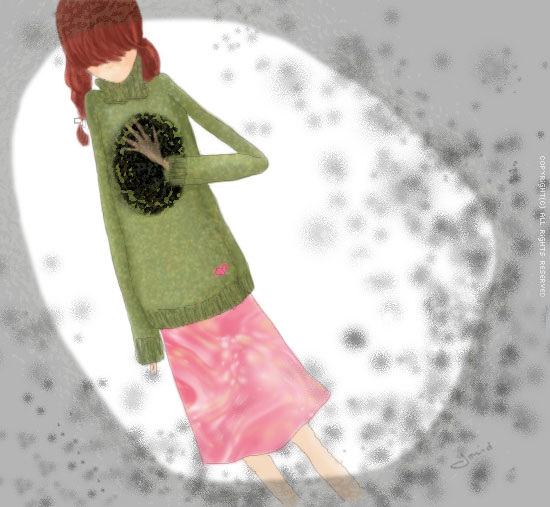 位图免费下载 服装图案 绿色 人物 色彩 少女 位图 面料图库 服装设计 图案花型