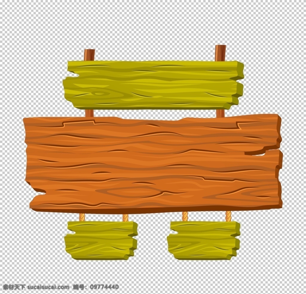 木指示牌图片 导向牌 店铺店招 png免扣图 png透明底 卡通设计
