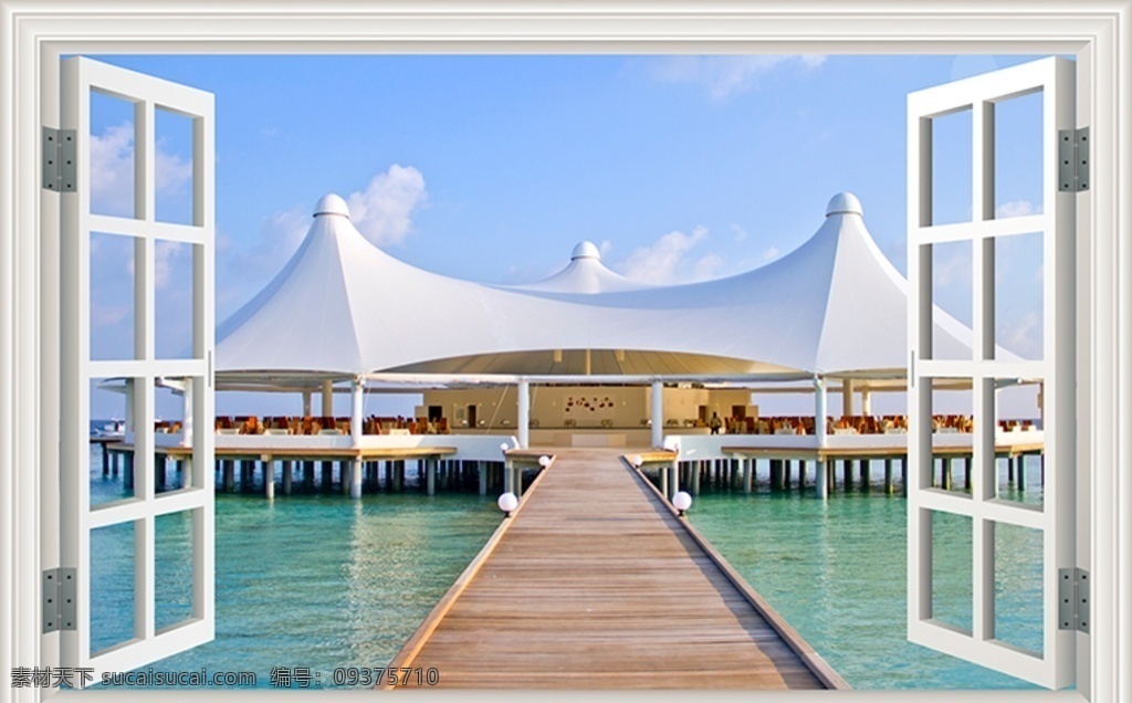 海边 风景 窗户 立体 电视 背景 墙 现代简约 海边风景 简约背景墙 时尚简约 简约客厅 客厅装修 客厅沙发墙 客厅背景墙 电视背景墙 中式装饰画 共享作品 分层