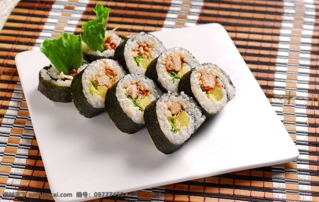 卷照烧鸡排卷 美食 传统美食 餐饮美食 高清菜谱用图