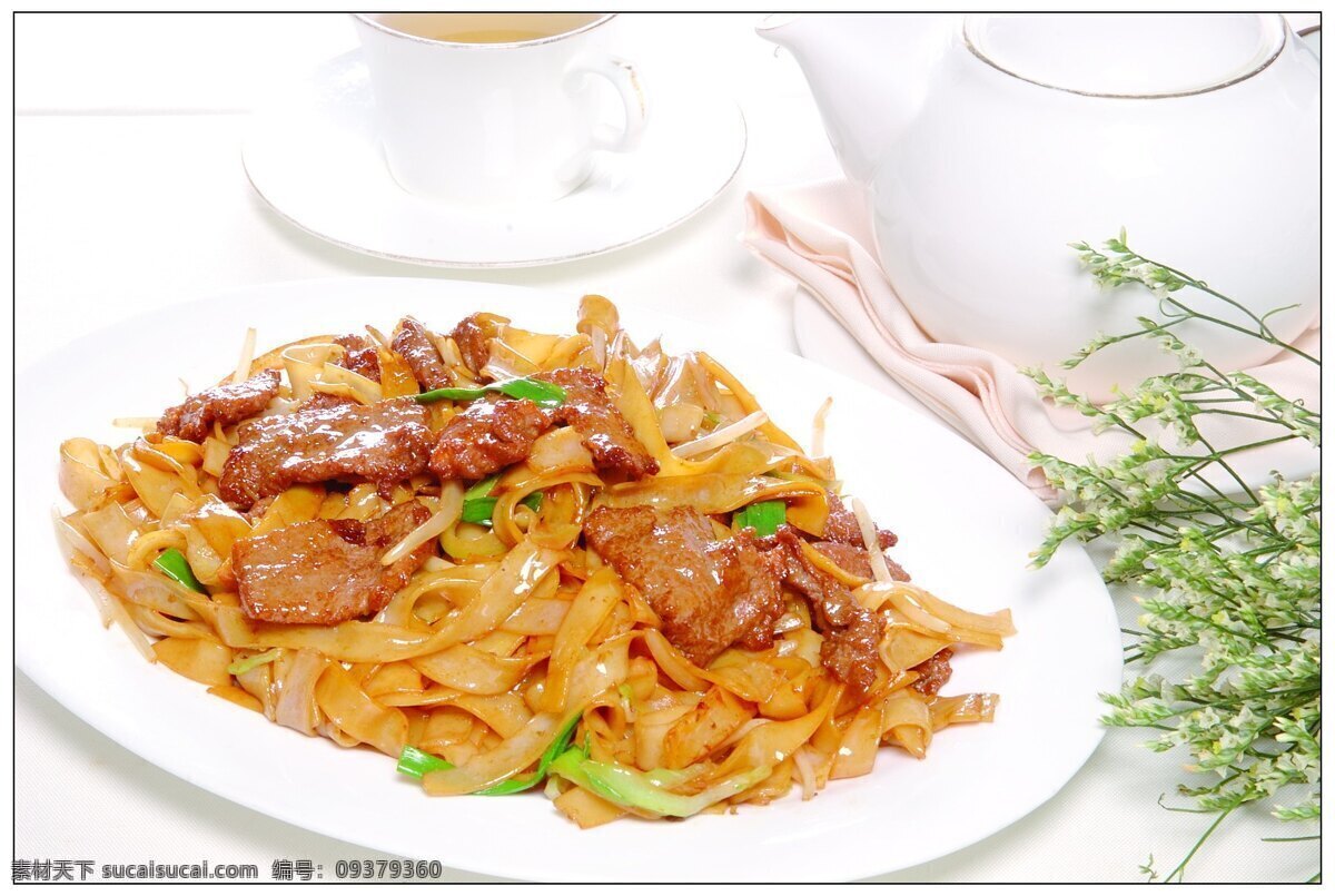 广式干炒牛河 美食摄影 传统菜 家常菜 传统美食 菜 餐饮美食