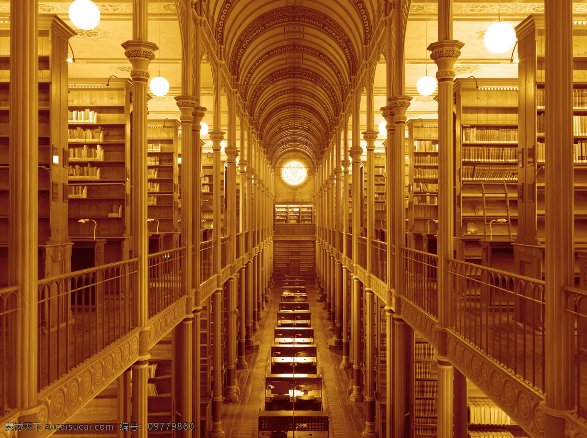超高清图书馆 图书馆 金碧辉煌 金色 知识 教育 高清图书馆 旅游摄影 人文景观