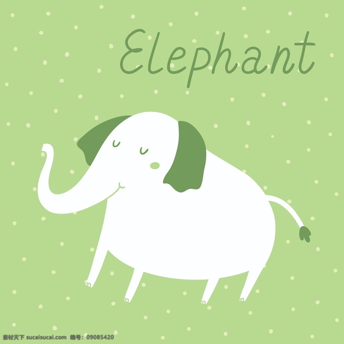 大象矢量图 摘要 动物 背景 卡通