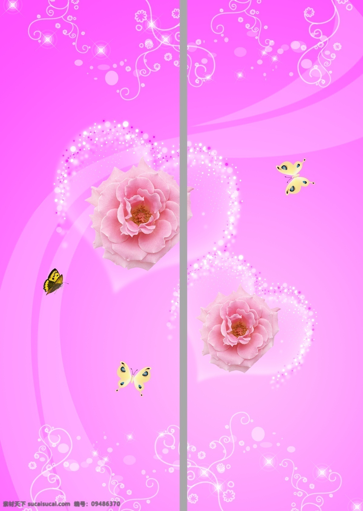 分层 模板 粉红色 广告设计模板 蝴蝶 花朵 花纹 梦幻移门 移门 移门花纹 玫瑰花 心型 浪漫 星光 线条 精美 梦幻 移门设计 移门图案原创 移门图案 源文件 装饰素材