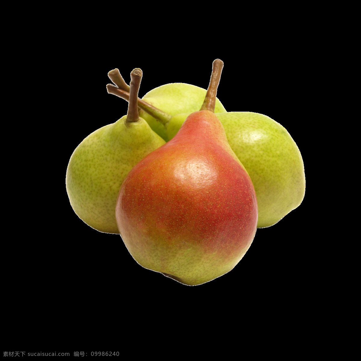 脆 梨 透明 水果 脆梨 装饰 抠图专用 设计素材 背景素材