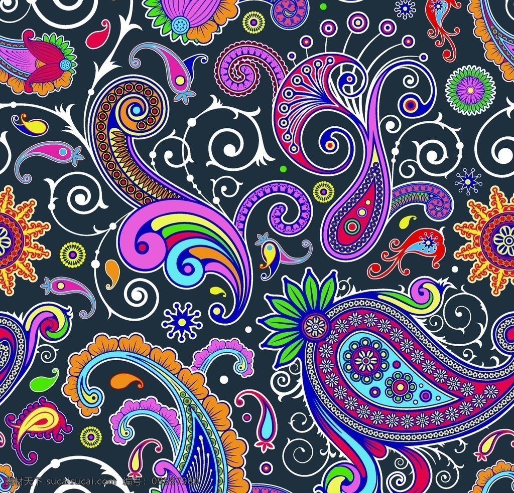 火腿纹 腰果花 紫色 色块花 黑色 分层