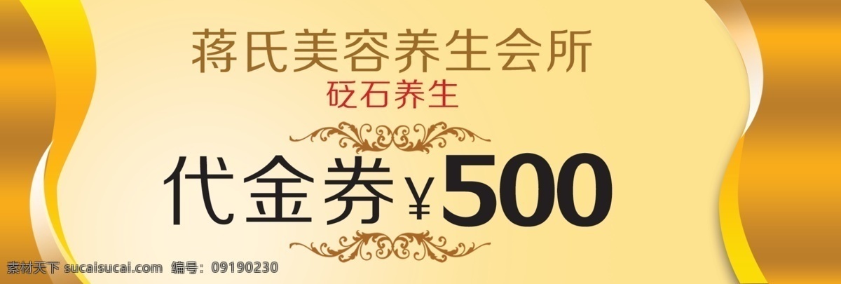 美容 活动 代金券 贵宾票 门票