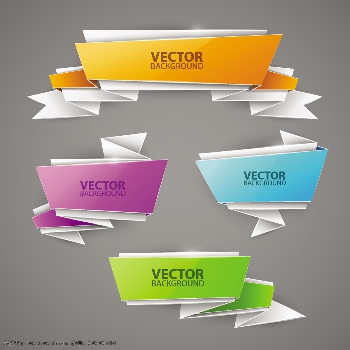 立体 折纸 图标 矢量 模板下载 立体图标 彩色图标 贴纸 折纸图标 标签 促销标签 矢量标签 其他模板 矢量素材 灰色