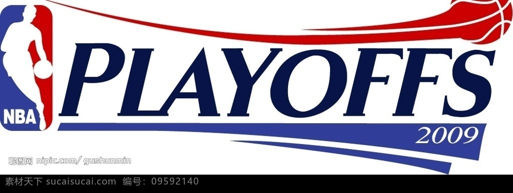 nba playoffs 标志 矢量 其他矢量 矢量素材 矢量图库 标识标志图标 企业 logo