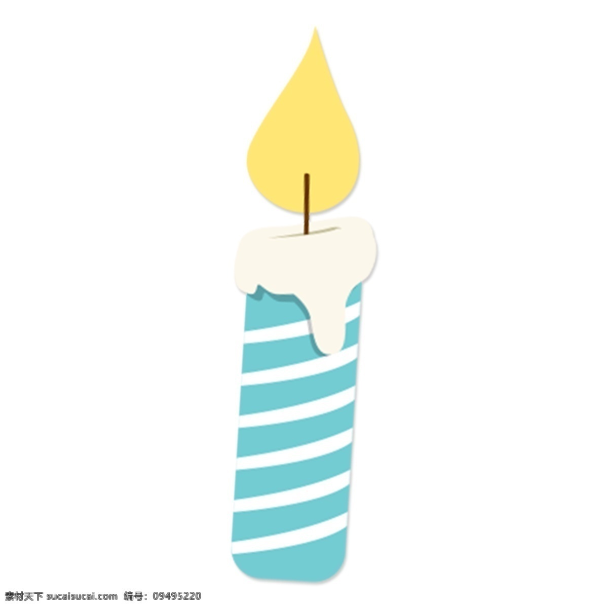 卡通 彩色 蜡烛 免 抠 元素 生日蛋糕 手绘 喜庆 生日蜡烛 庆祝 节日