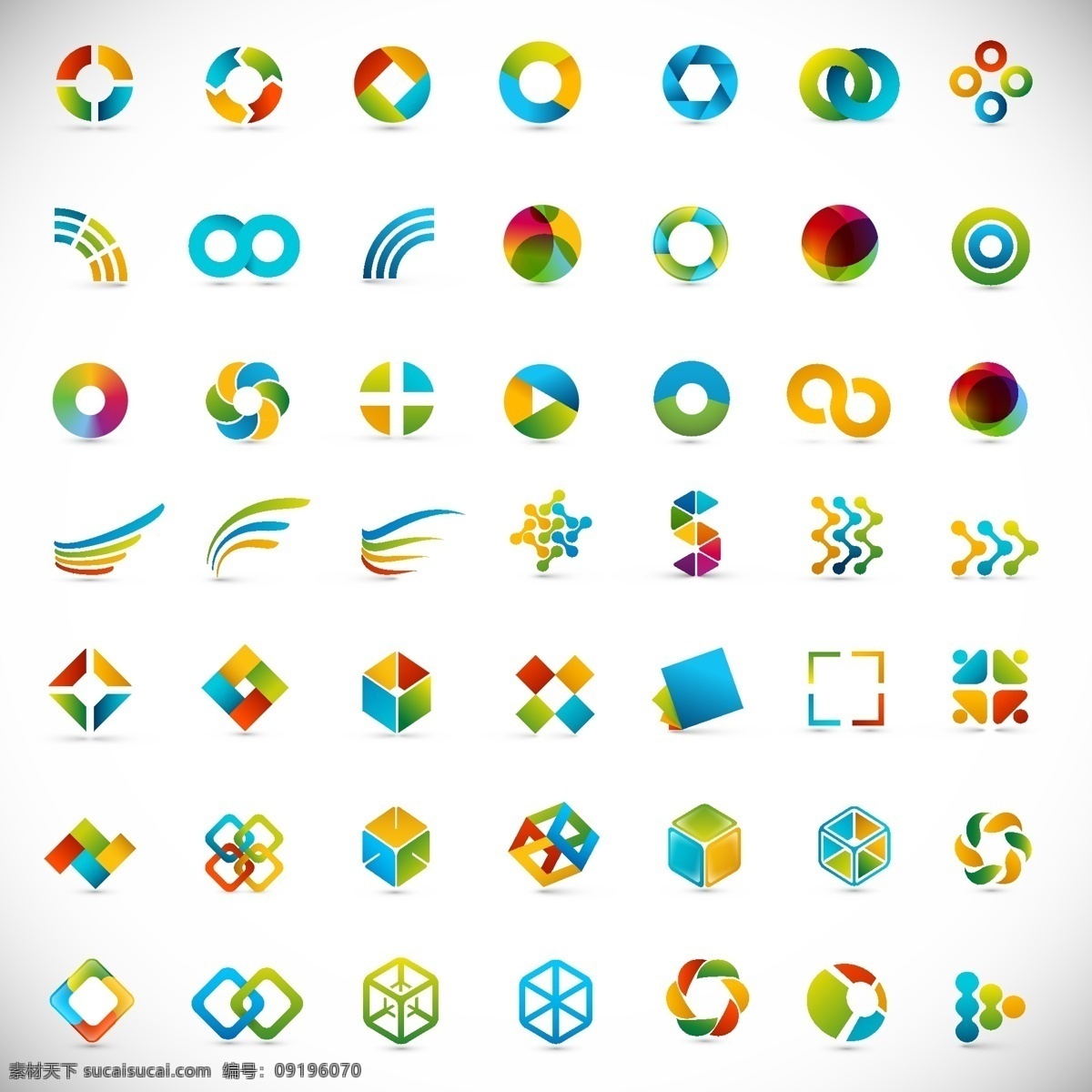 几何 形状 抽象 符号 几何形状 抽象符号 标志 图形 图案 方块 圆环 圆圈 矢量素材 标志图标 公共标识标志