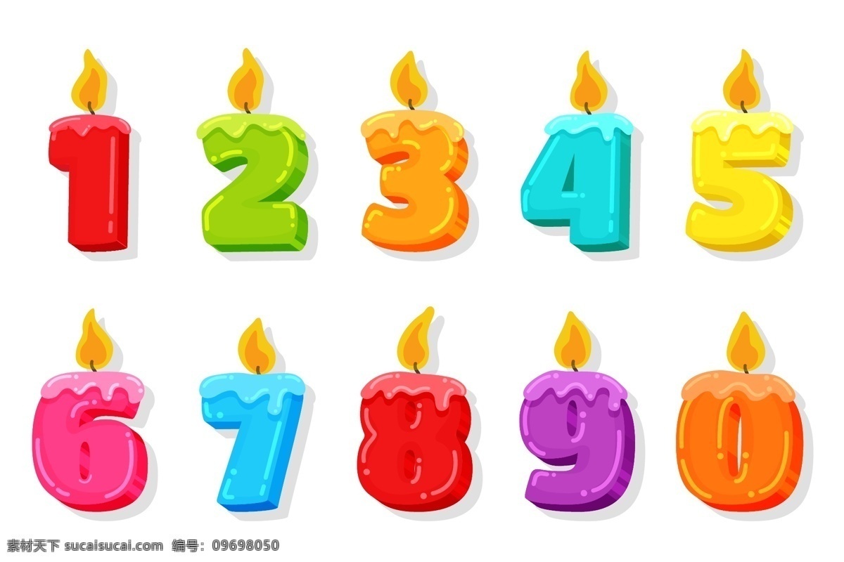 生日数字图片 生日数字 数字 节日 周年 烛光 蜡烛 生日素材 字母字体