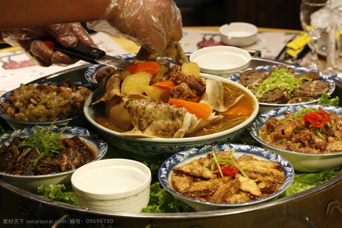 全羊宴 菜 宴席 食品 美食 午餐 宴请 宴会 背景 餐厅 菜谱 餐饮美食 传统美食
