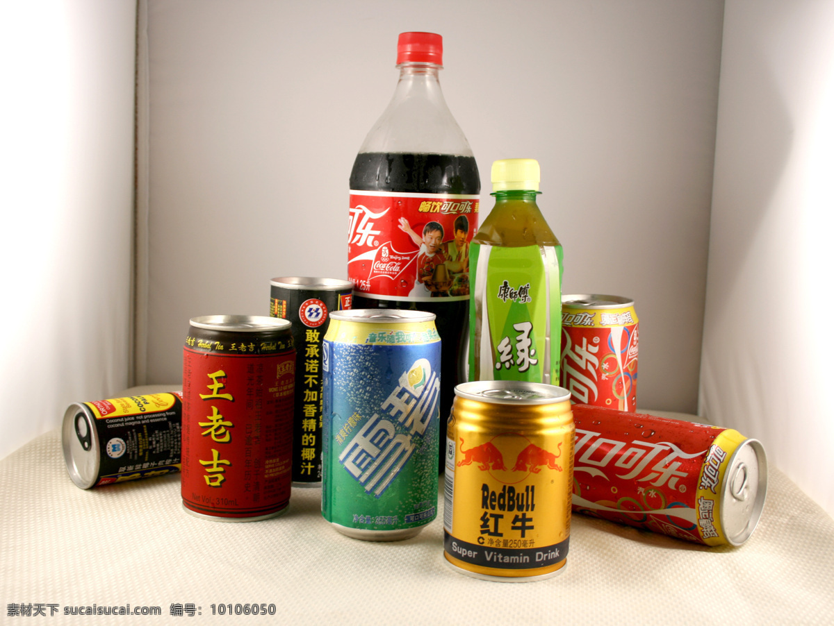 各种饮料 汽水 可乐 雪碧 食品广告 生活素材 生活百科
