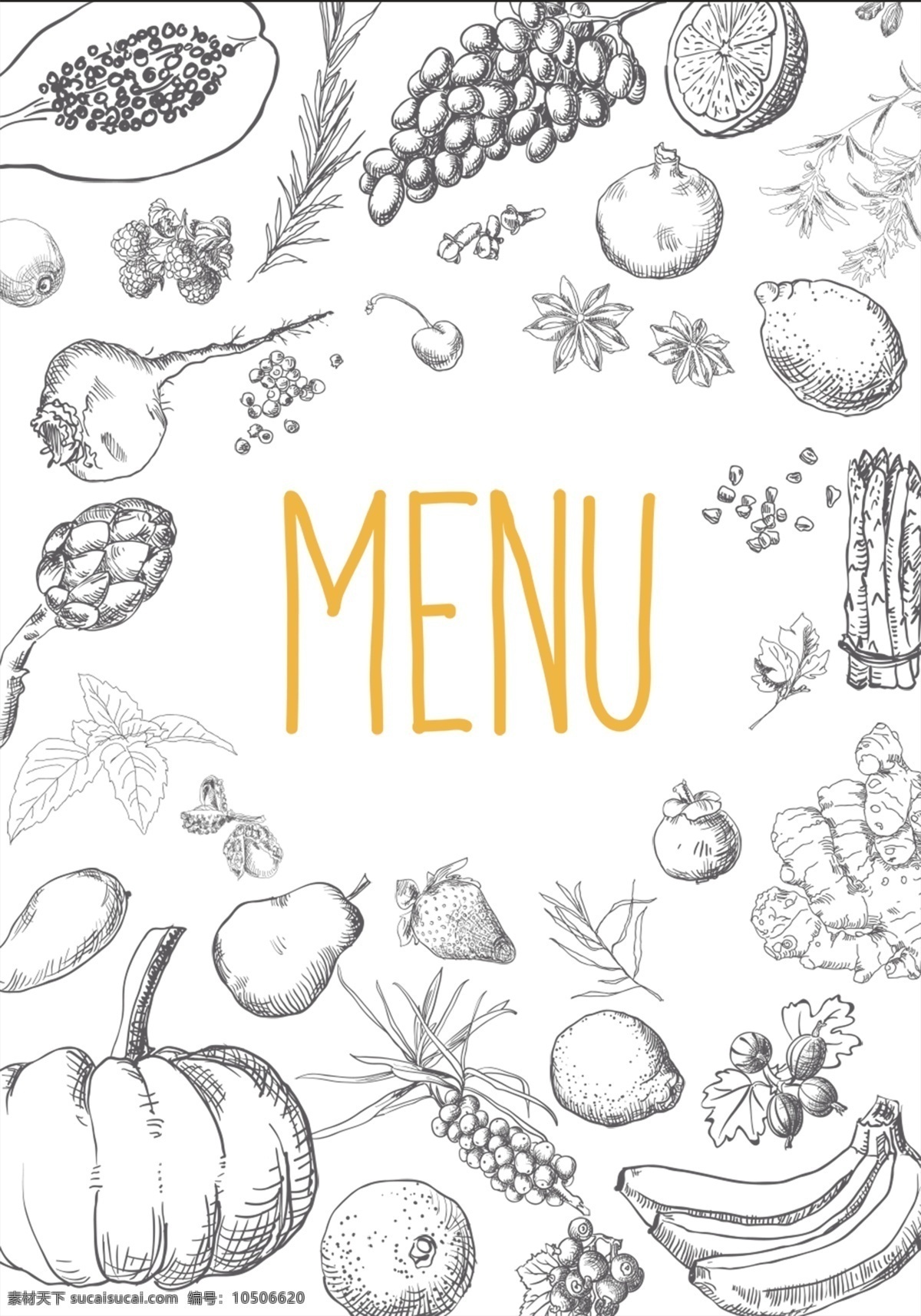 美式 西餐 手绘 线 稿 披萨 果蔬 食 背景 食品 黑板 美食 餐饮 面包 线稿 餐馆 料理 烘焙 水果