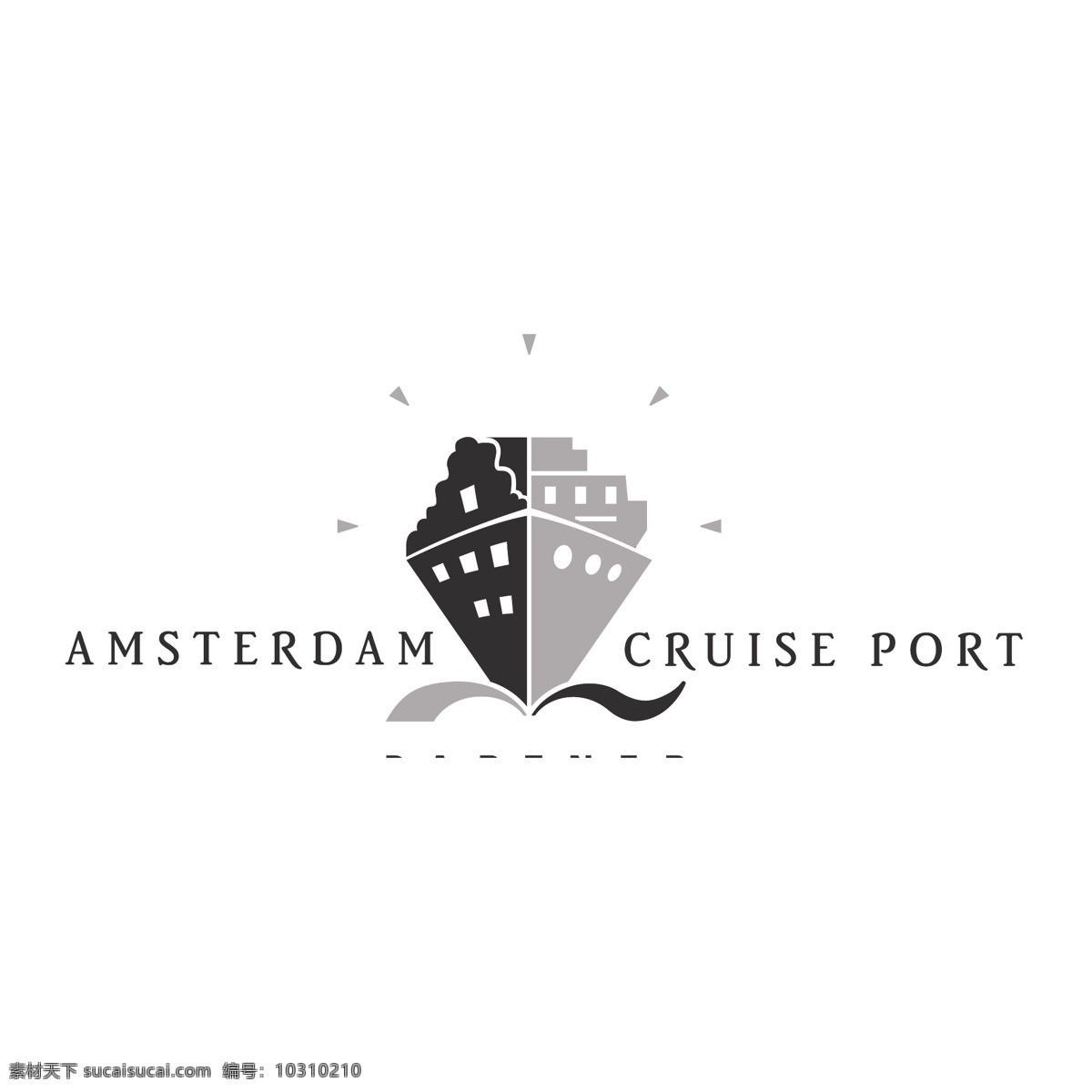 阿姆斯特丹 邮轮 港口 自由 标志 psd源文件 logo设计