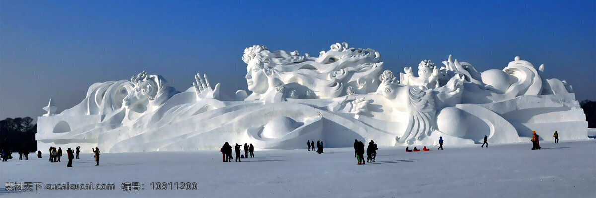 冰雪 美景 雪雕 旅游 北国 旅游摄影 国外旅游