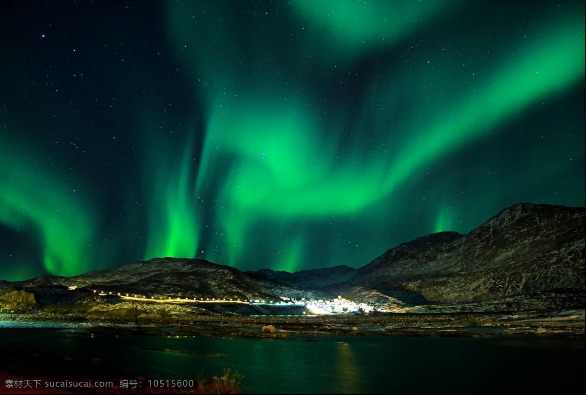 极光摄影 极光 南极 北极 风景 自然景观 自然风景