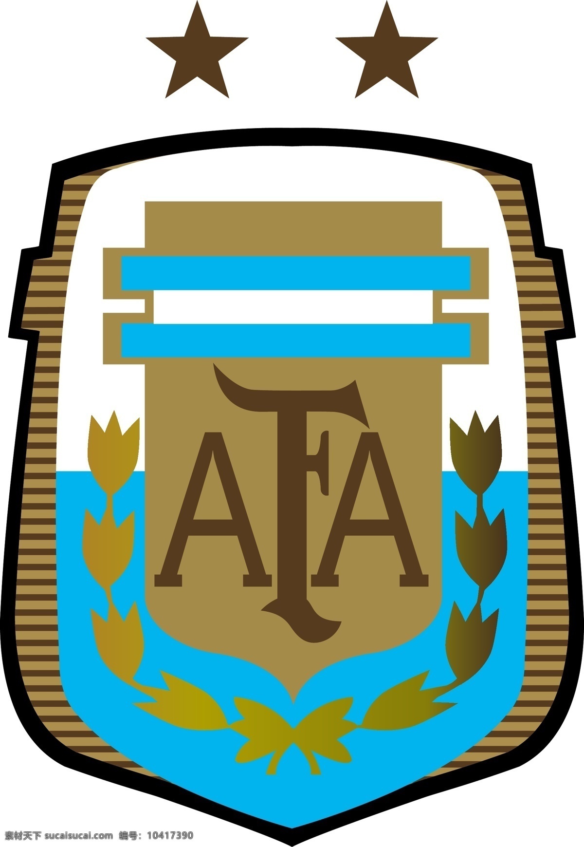 阿根廷 国家队 最新 标志 足球 南美 足协 世界杯 亚军 2014 梅西 联合会杯 马拉多纳 巴蒂斯图塔 足球标志 标志图标 公共标识标志