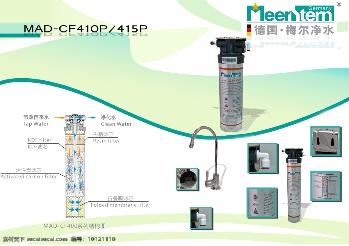 净水器画册 净水器排版 产品解析 梅尔净水 画册设计 广告设计模板 源文件