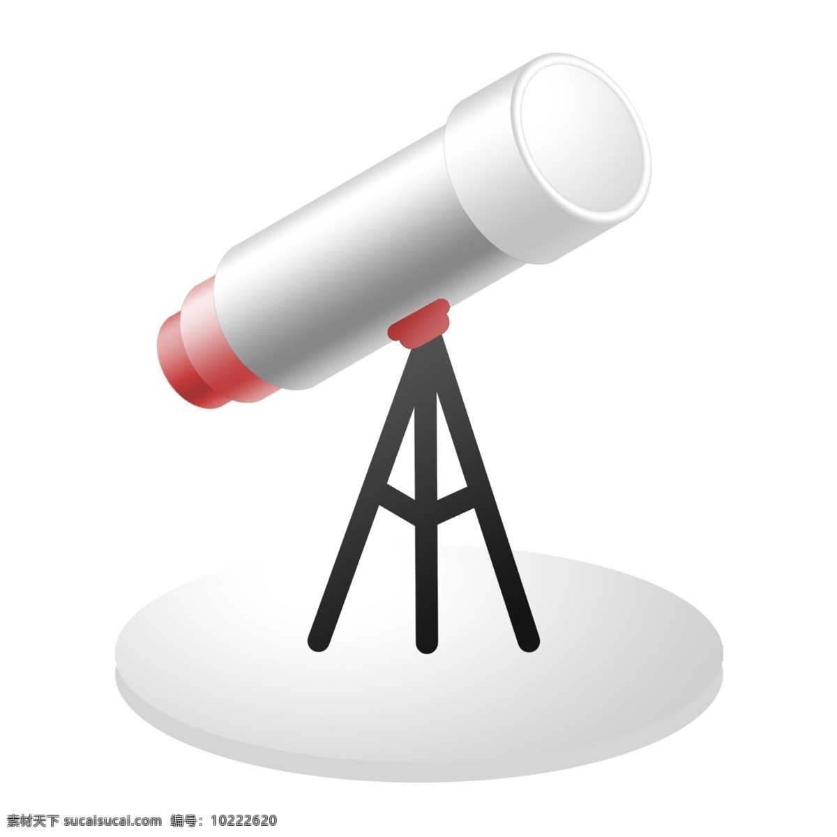 白色 望远镜 插画 白色的望远镜 立体望远镜 实验望远镜 漂亮的望远镜 创意望远镜