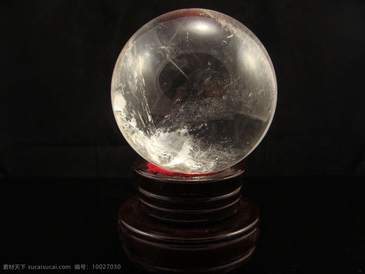 天然白水晶球 天然 白晶 摆件 圆形 饰品 生活素材 生活百科