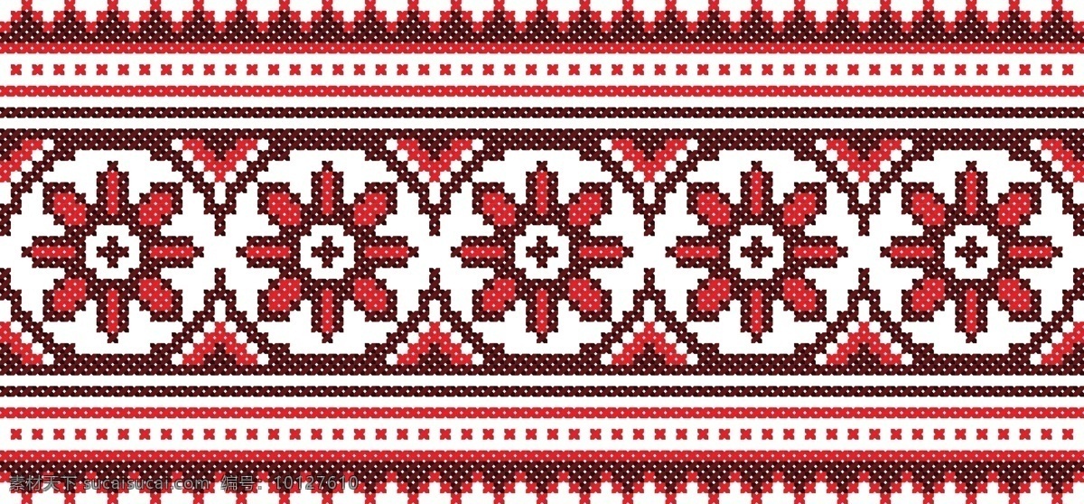 乌克兰 风格 布艺 饰品 矢量图 织物 装饰 图案 白色