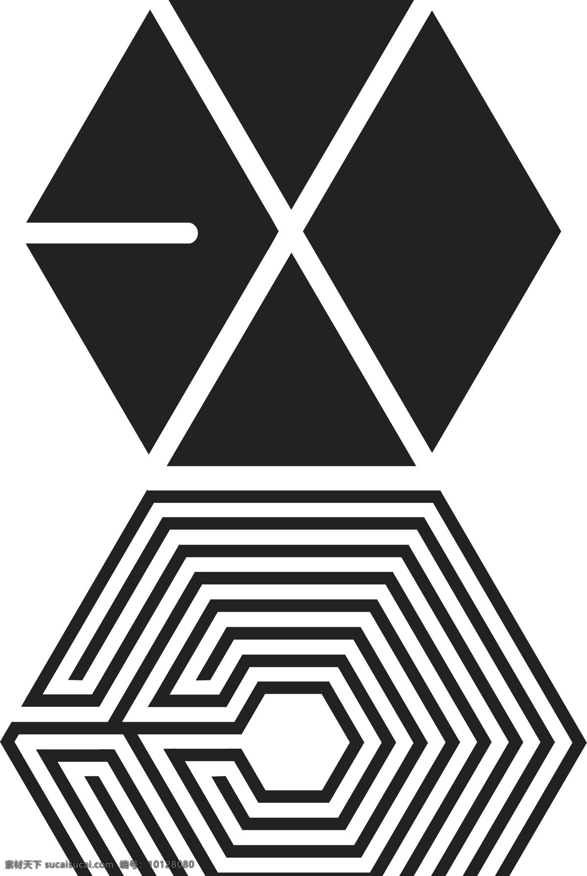 exo 不同 时期 logo 偶像 组合 mama overdose 白色