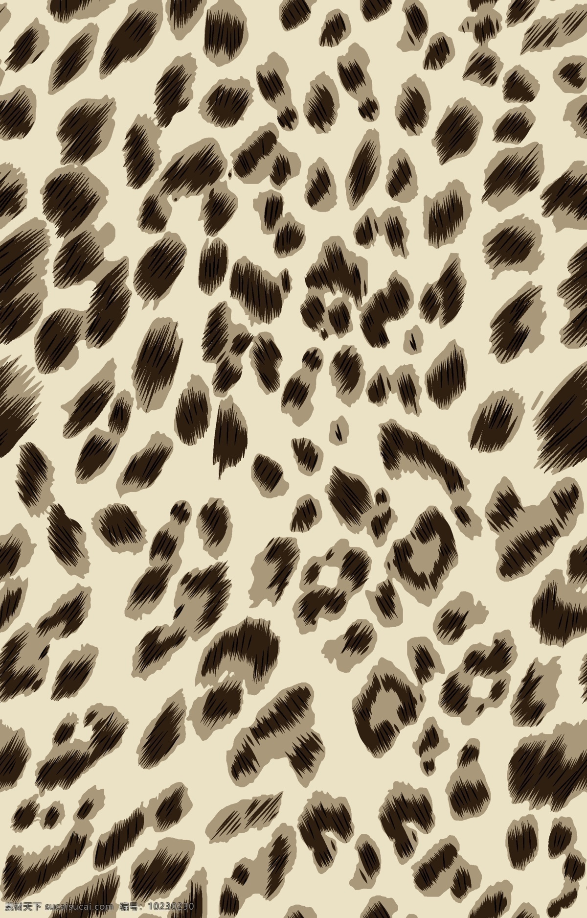 豹纹 撇丝 数码印花 无缝图案 手绘豹纹 线条豹纹 画的豹纹