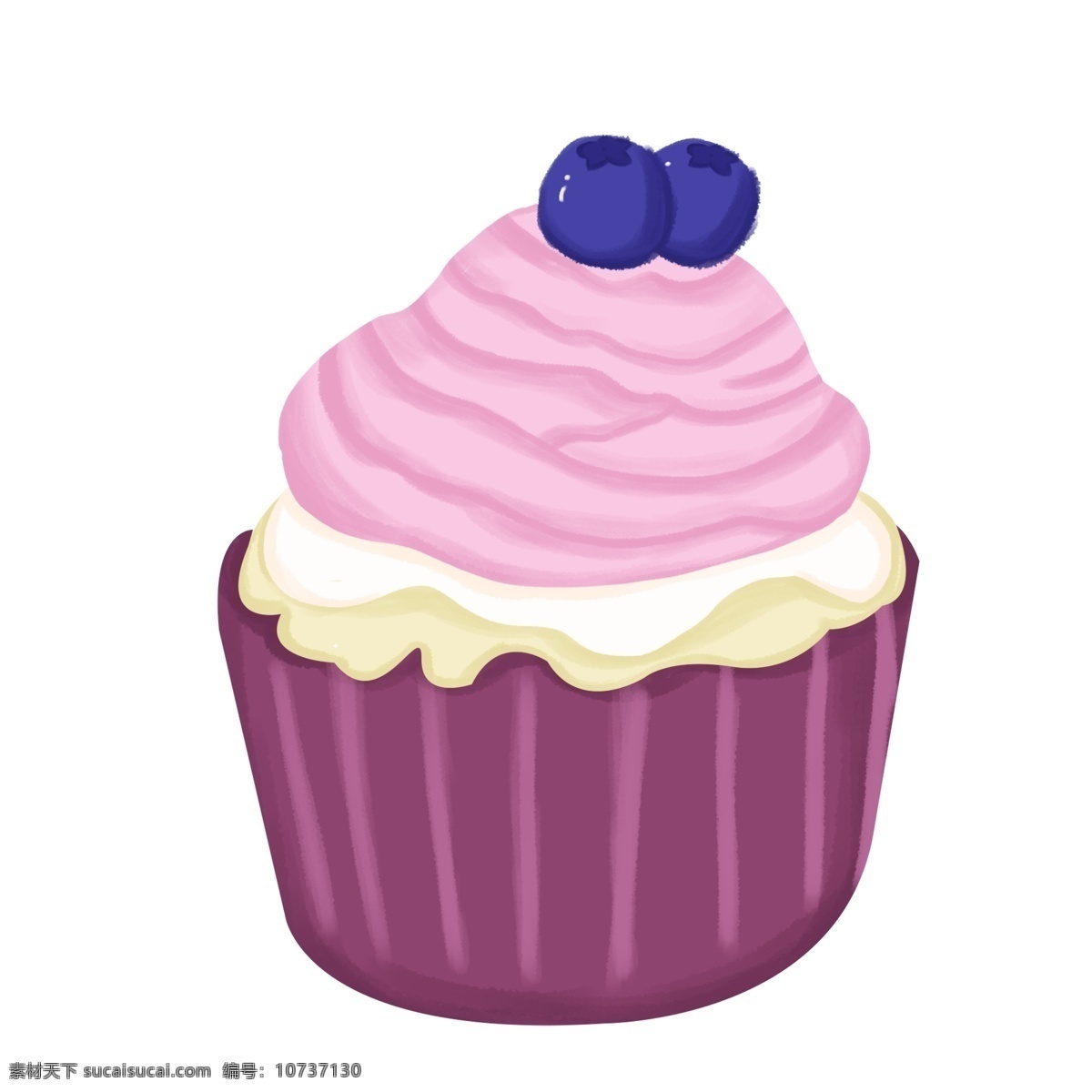 卡通 美味 蓝莓 水果 蛋糕 健康 奶油 手绘 插画 甜品 美食 营养 蓝莓蛋糕 水果蛋糕 矢量蛋糕