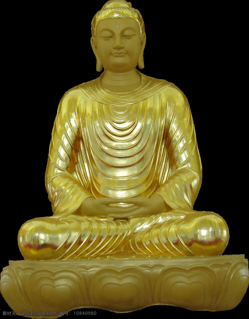 雕塑 佛像 如来佛 文化艺术 西安 宗教信仰 法门寺 铸铜 金色氟碳漆 金色 氟碳漆