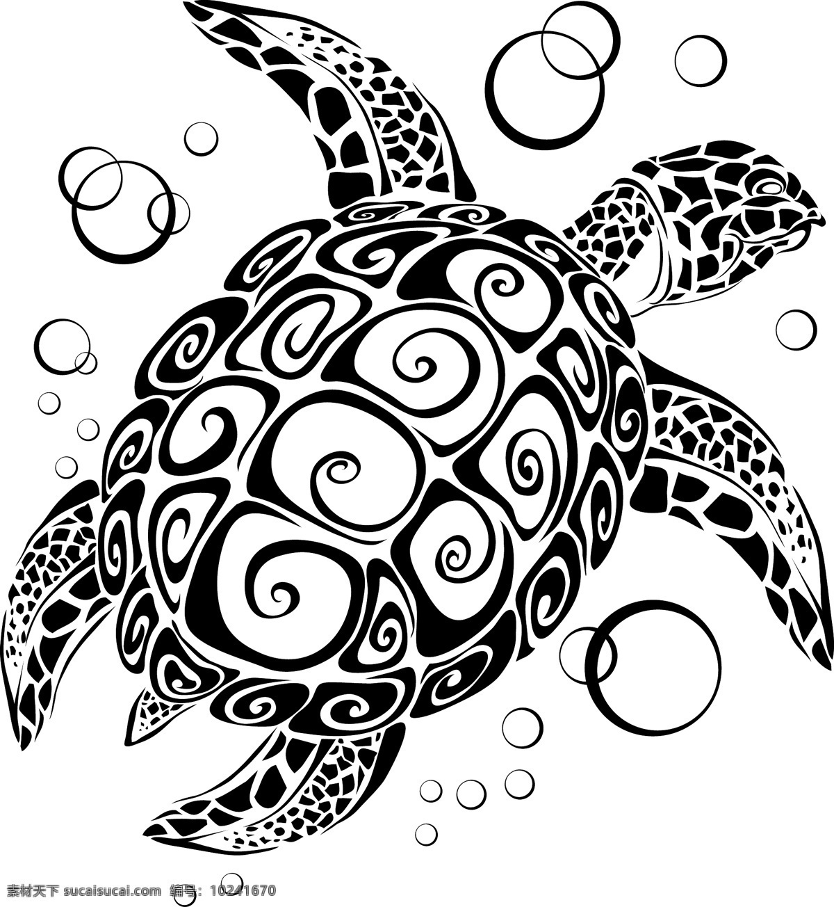 海龟 矢量 海洋生物 生物世界
