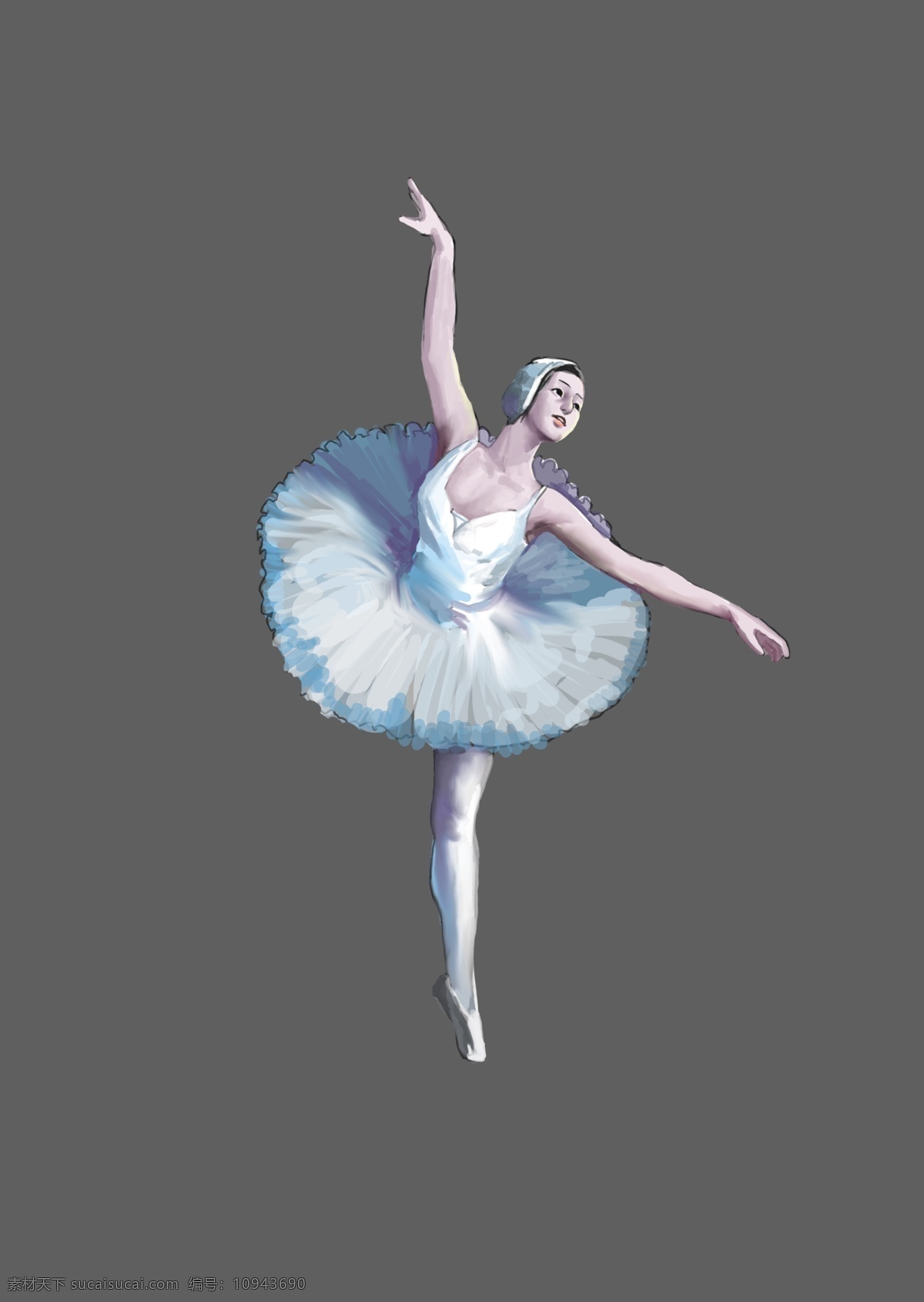 芭蕾舞 芭蕾 少女 艺术 舞蹈 人物 分层 源文件