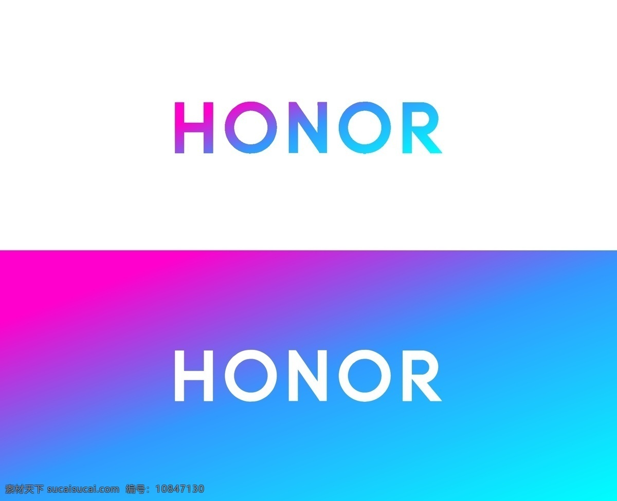 荣耀 honor 手机 logo 标志 荣耀手机 华为 手机品牌 logo设计
