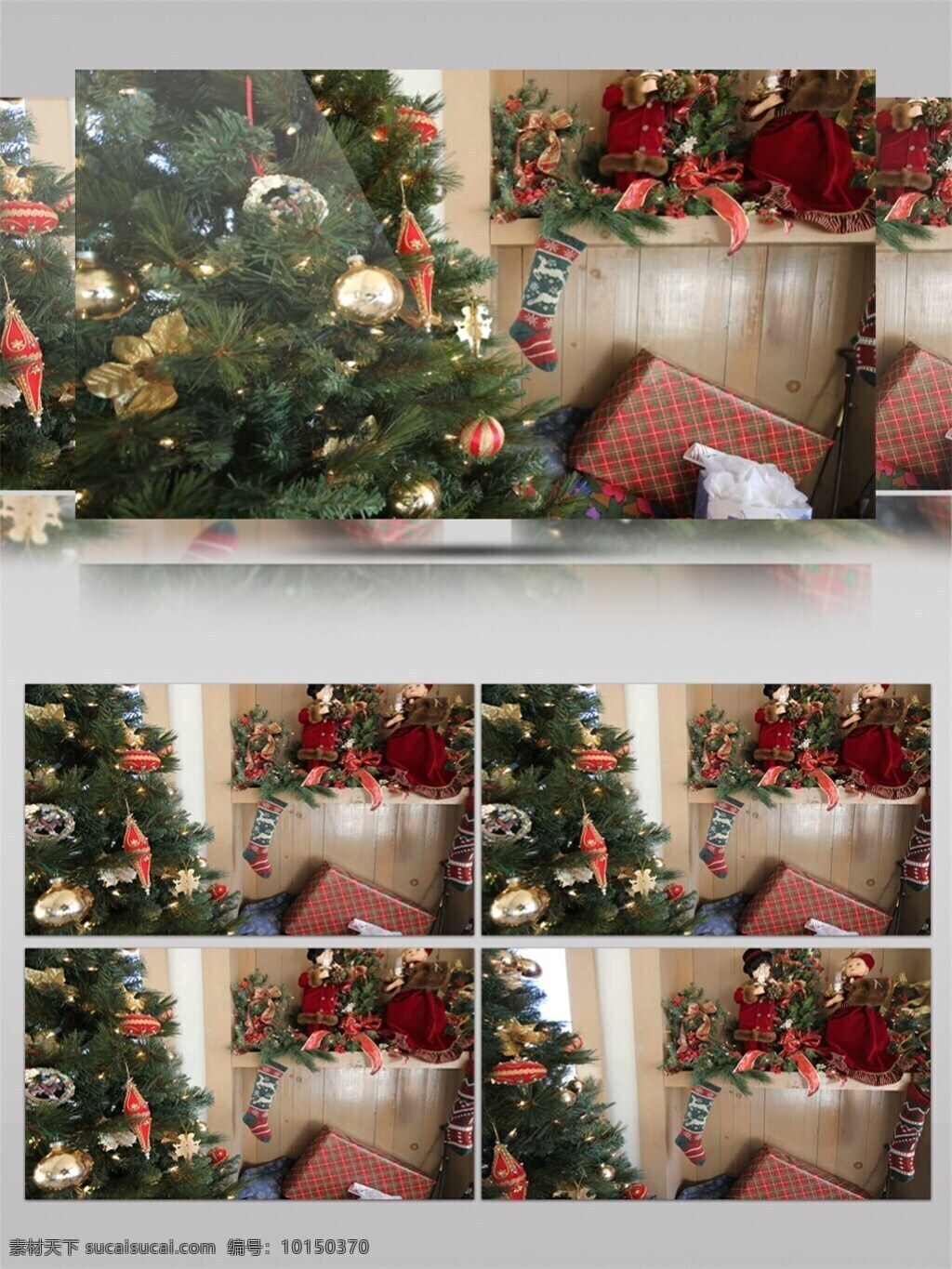 节日 粒 礼物 圣诞节 视频 高质量 背景 美景动态背景 圣诞节礼物 圣诞树