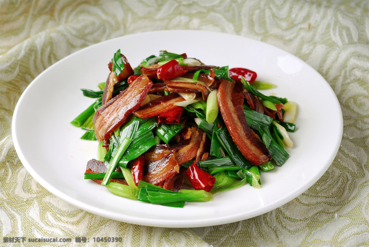 蒜苗炒腊肉 美食 传统美食 餐饮美食 高清菜谱用图