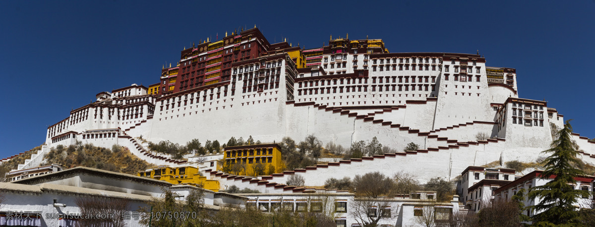 布达拉宫全景 拉萨 布达拉宫 西藏 西藏拉萨 旅游摄影 国内旅游