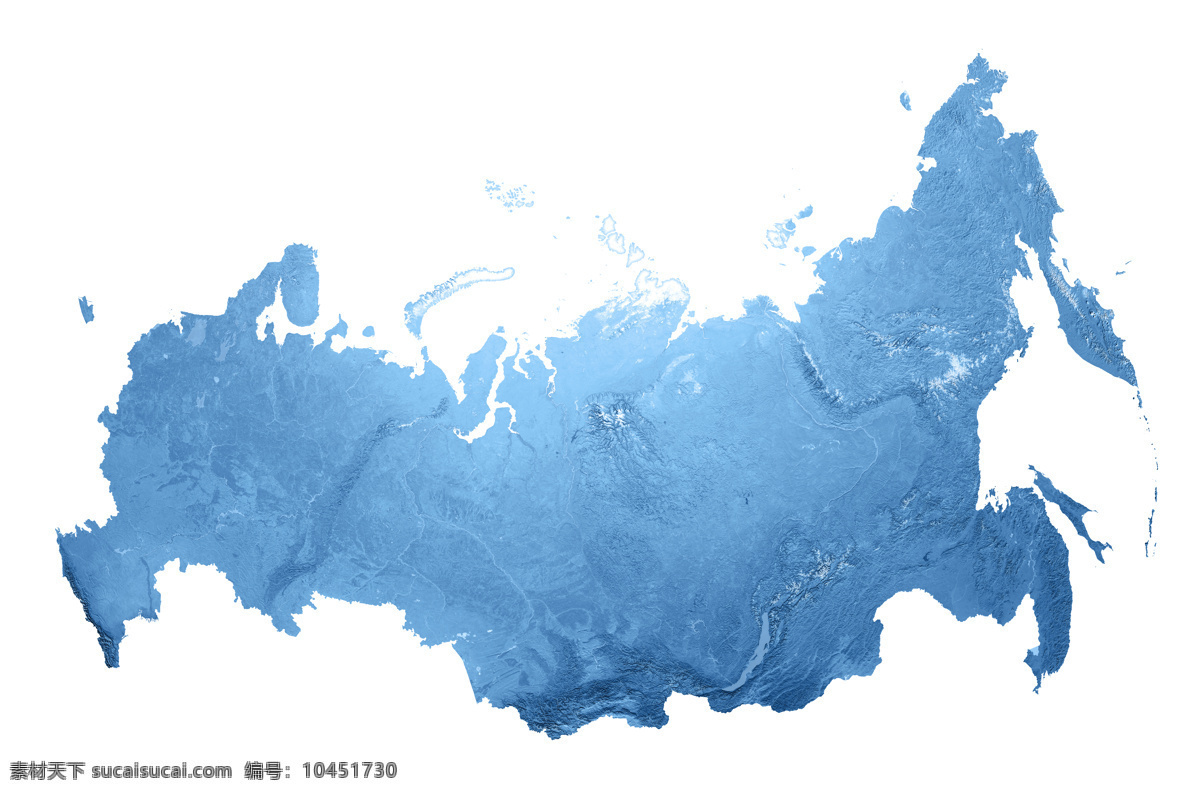 蓝色 俄罗斯 地图 俄罗斯地图 3d渲染地图 蓝色地图 其他类别 环境家居