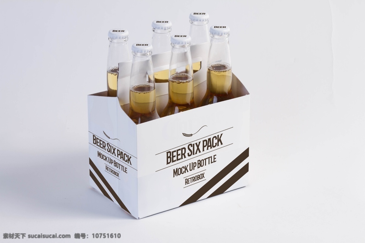 啤酒 包装纸盒 样机 模板 啤酒包装 啤酒瓶 纸盒 玻璃瓶 样机模板 包装样机 纸盒样机