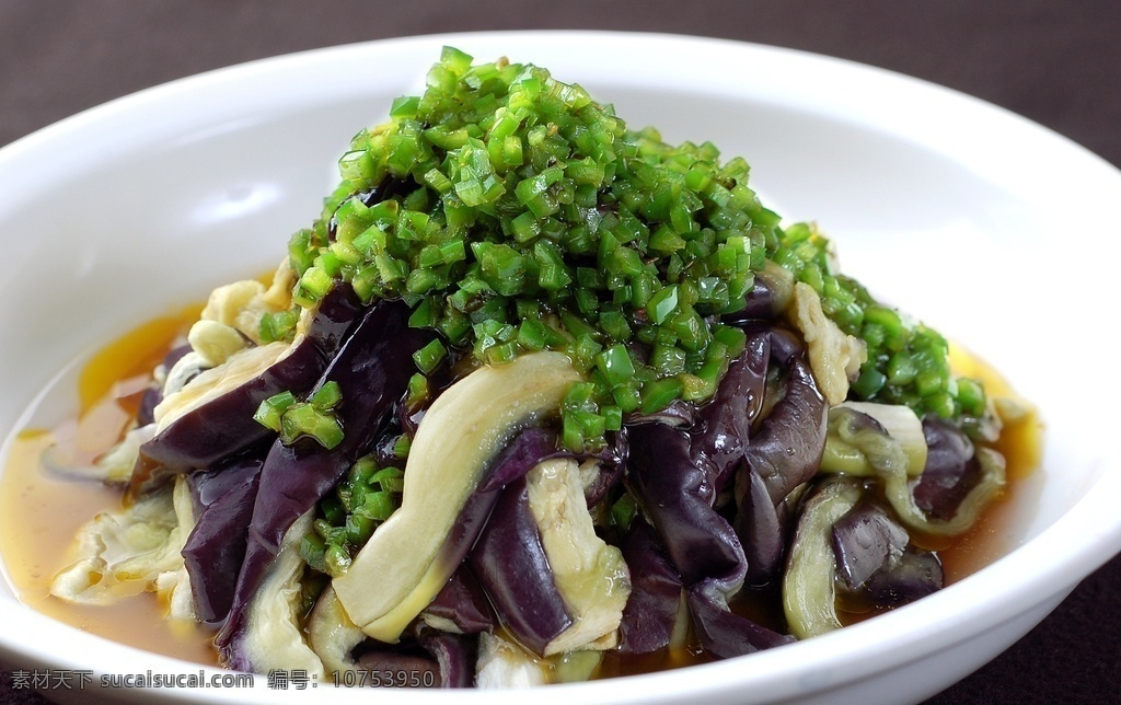 烧椒拌茄子 美食 传统美食 餐饮美食 高清菜谱用图