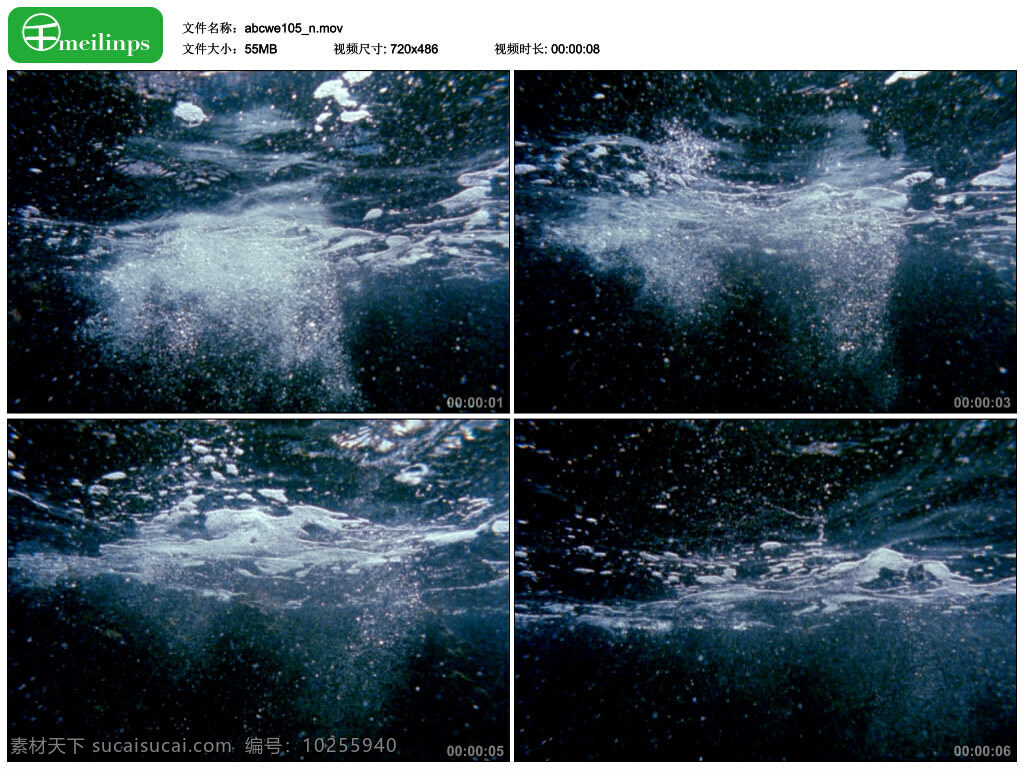 动态影视素材 海水 实拍 专辑 artbeats ocean water effects 海洋 大海 水 特效 非编素材 视频 mov 黑色