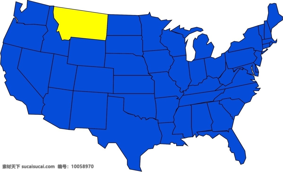 美国 各州 地图 美国各州地图 商业矢量 矢量传统图案 矢量下载 网页矢量 矢量图 其他矢量图