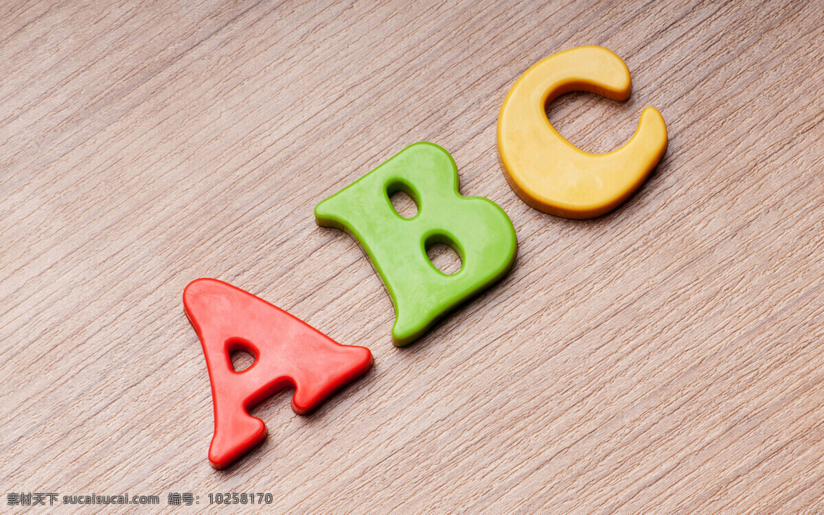 字母abc 字母 abc 简约 英文 彩色 文化艺术