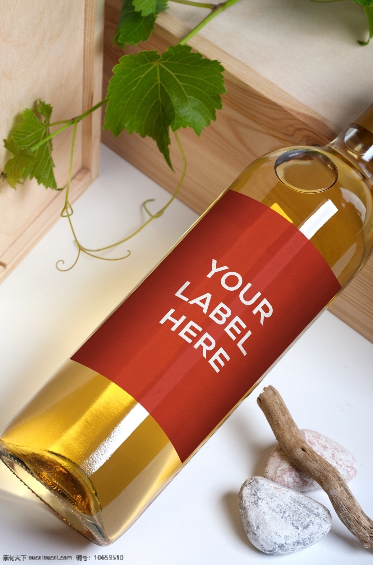 智能酒标贴图 红酒 瓶身 vi 智能 一键生成 vi设计