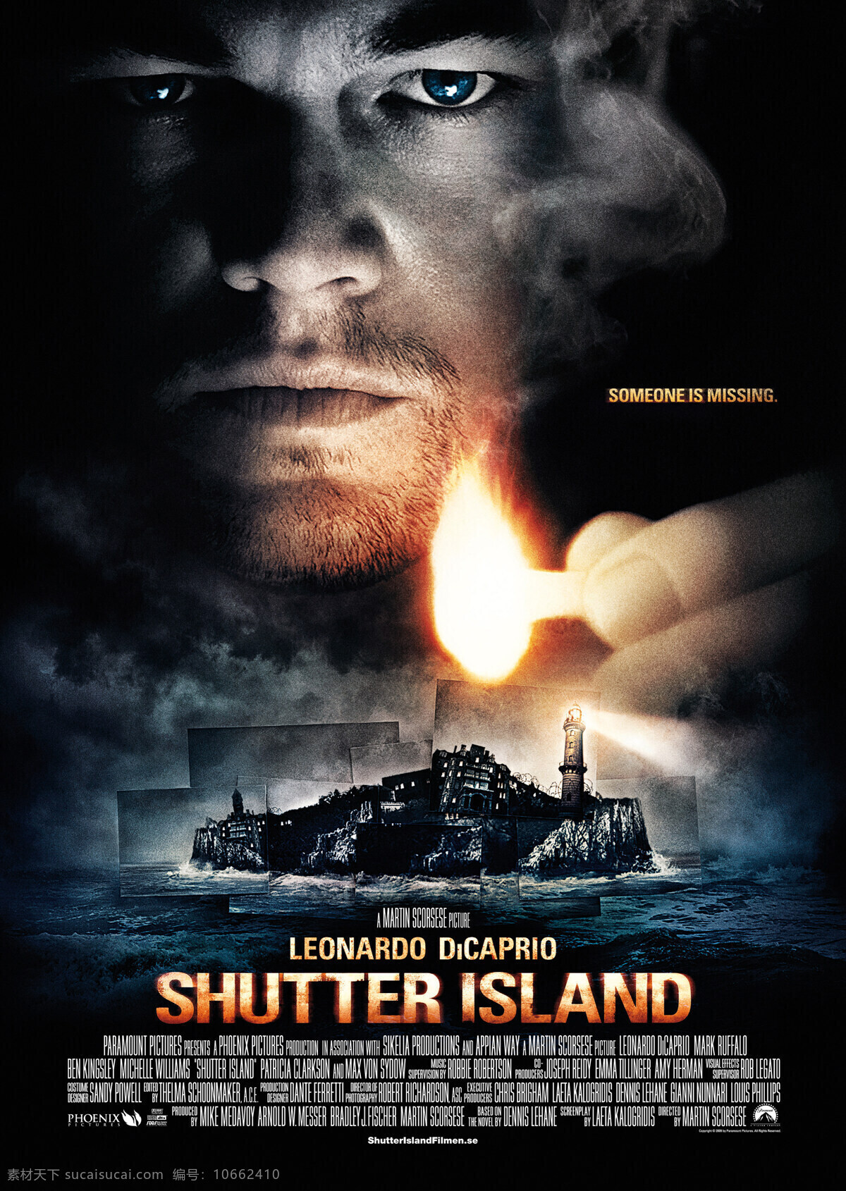 电影海报 禁闭岛 shutter island 莱昂纳 迪 卡普里奥 影视娱乐 文化艺术